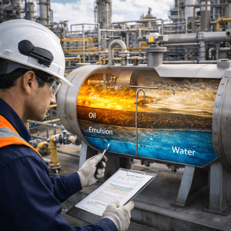 Oil & Gas Separation Principlesتصميم الصوره