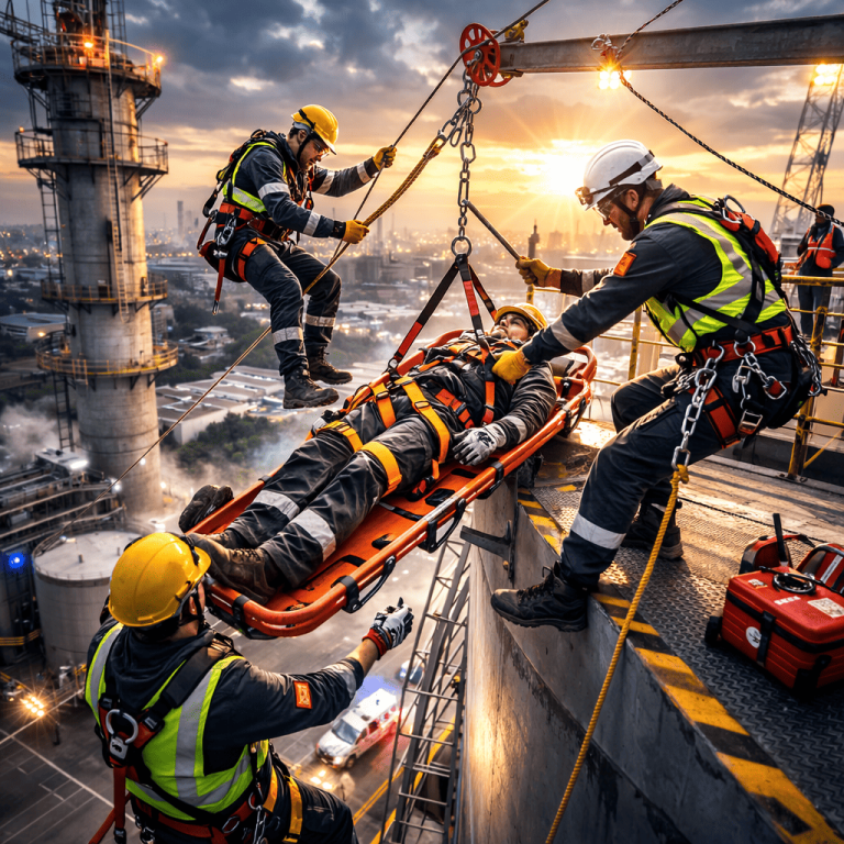 Rescue and Evacuation from Height