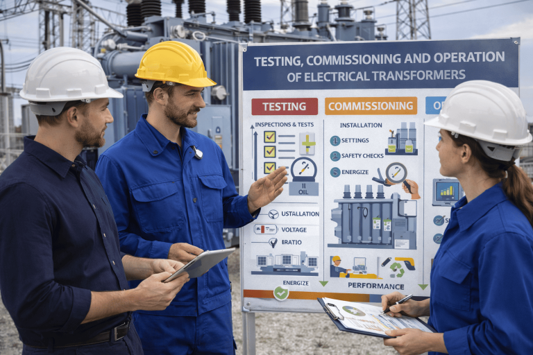 Testing, Commissioning and Operation of Electrical Transformers