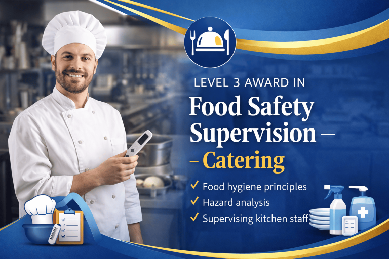 Level 3 Award in Food Safety Supervision – Catering